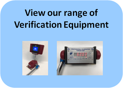 View the AWS range of Verification Equipment