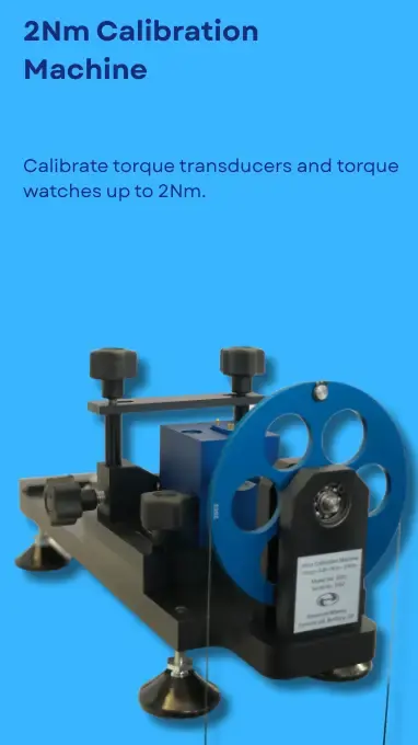 A calibrator for the calibration of low range torque transducers