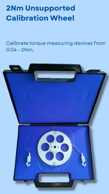 Torque calibration wheel for torque measurement device calibrations