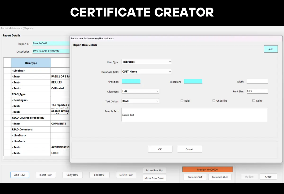 A co-ordinate based document generator software