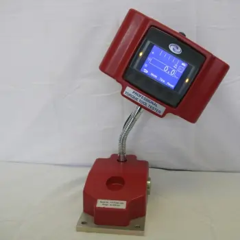 Professional Torque Tool Tester leaning to the right