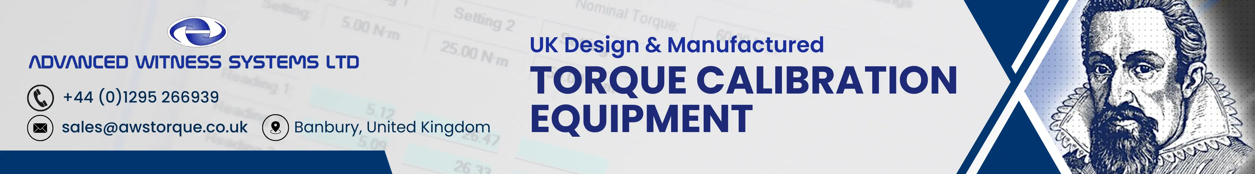 Slide Image containing a torque calibration software program