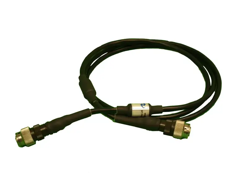 Torque Transducer cable in front of a white background