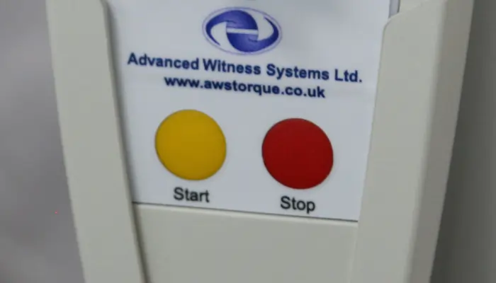 Torque wrench calibrator Handheld Yellow and Red Button